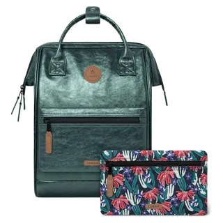 CABAIA Freizeitrucksack Rucksack mit Laptopfach Adventurer Iridescent Backpack 18L Lucerne dunkelgrün - dunkelgrün