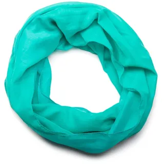 Stylebreaker "Seidiger unifarbener Loop", 1 Stk., aquagrün