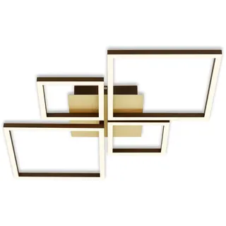 Briloner FRAME 1 LED Dimmbar schwenkbar gold-braun 75 x 47 x 7,3 cm