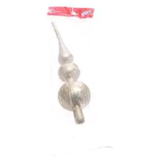 PARTENOPE Baumspitze Nat. 29 cm, Gold, wie abgebildet