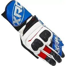 XRC Tump GT7 Motorrad Handschuhe Herren Weiß/Blau/Rot L