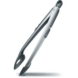 ZYLISS Bratzange Kochzange Edelstahl mit Spitzen aus Silkon