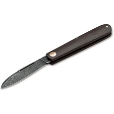 Böker Solingen® Barlow Prime EDC Grün - klassisches Slipjoint Messer 42a konform - traditionelles Klappmesser mit Micarta Griff - Made in Germany - Gentleman Taschen-Messer mit Etui & Geschenk-Box