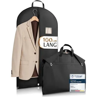 Bruce.® Kleidersack Kurz 100x60cm – Atmungsaktive Kleiderhülle für Anzug, Jacke & Hemd – 120 GSM Materialstärke – Anzugtasche für Reisen & Aufbewahrung