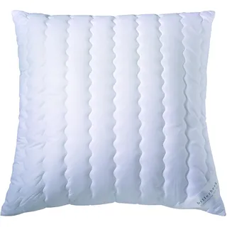 billerbeck Kopfkissen S20 - Kissen in 80 x 80 cm – Faserkissen mit mittlerer Stützkraft - FLOCKIS-Faserbällchen, 100 % Polyester
