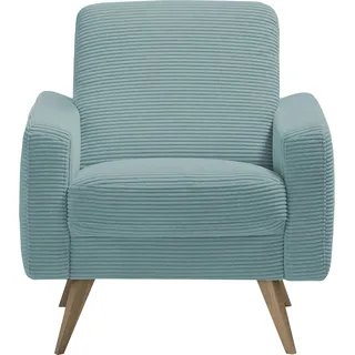 exxpo - sofa fashion »Samso, Loungesessel« elegant und bequem, aktueller Cord Bezug