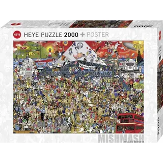 Heye Puzzle Mishmash British Music History (29848)