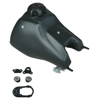 Benzin Kraftstoff Tank AGB 37 CRF 70 mit Deckel & Halter Set Dirt Pit Bike Cross
