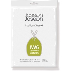Bild Joseph Joseph IW6 30-Liter-Müllbeutel (20er-Packung) -Transparent, Clear