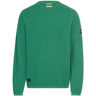 camel active Herren Pullover aus Reiner Baumwolle Tannengrün, Menswear-XL