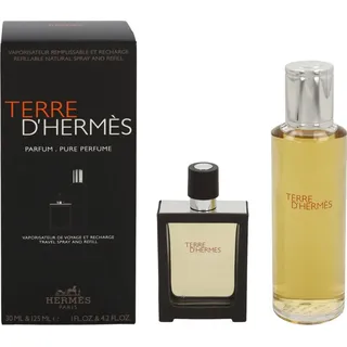 Terre d'Hermès Parfum 30 ml + Parfum Refill 125 ml Geschenkset