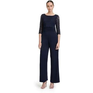 Vera Mont Damen Jumpsuit mit Spitze Night Sky,44