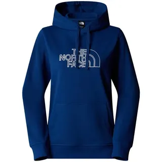 The North Face NF0A8C1DAQM W Drew Peak Light Hoodie Sweatshirt Damen Estate Blue/White Dune Größe L