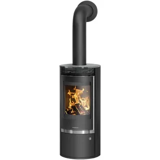 Oranier Rota Top 2.0 Stahl Schwarz/Abdeckplatte Glas
