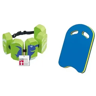 BECO Schwimmgürtel Kinder 3–6 Jahren inkl. Schwimmbrett Kinder, Schwimmhilfen Set zum Schwimmen Lernen & trainieren für Schwimmanfänger & Fortgeschrittene