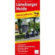 Motorradkarte Lüneburger Heide 1 : 200 000