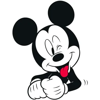 Disney Wandbild von Komar | Mickey Mouse Funny | Kinderzimmer, Babyzimmer, Dekoration, Kunstdruck | Größe 50x70cm (Breite x Höhe) | ohne Rahmen | WB036-50x70