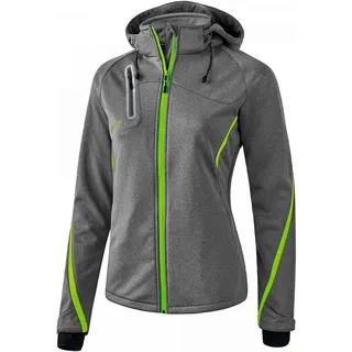 Erima Softshell Fonction Jacke Grey Marl / Green Gecko 38