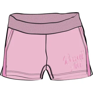 RUSSELL ATHLETIC A11101-PL-651 SL Satin Logo-Shorts Shorts Damen PINK Lady Größe XL