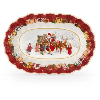 Villeroy & Boch Schale oval groß, Santa u Kinder Toy's Fantasy Geschirr