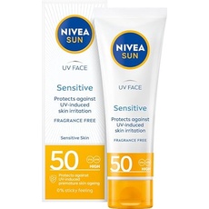 Bild Sun Gesichtscreme Sensitive Für Sensitive Haut Mit hohem Schutz Spf 50, 50Ml