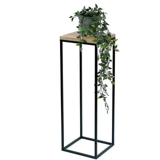 DanDiBo Ambiente Blumenhocker 70 x 24 x 24 cm Schwarz