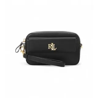 Lauren Ralph Lauren für Damen. 432934353001 Kleine Ledertasche Marcy schwarz (OSFA), Lässig