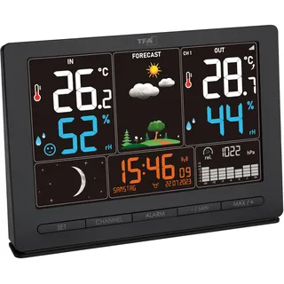 TFA 35.1118.01 schwarz SEASON Funk-Wetterstation