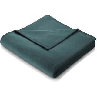 Biederlack Unicolour Kuscheldecke 150 x 200 cm Grün