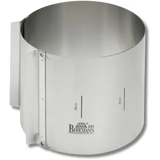 RBV Birkmann Birkmann Tortenring, Easy Baking, Ø 18 cm, mit Skalierung, aus hochwertigem, rostfreiem Edelstahl,