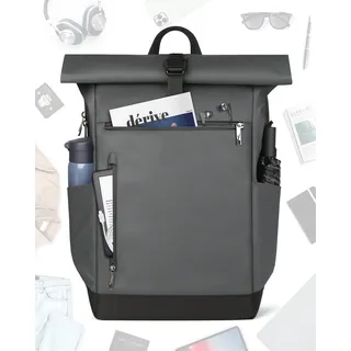 Inateck BP01003 Rucksack Reiserucksack Schwarz, Grau Polyester