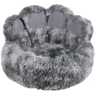 Nobby 61940 Komfortbett rund Paw grau Ø 75 x 21 cm / 42 cm