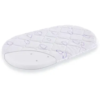 Träumeland T030506 - Matratze Sleepy für Tragetasche, Größe 28 x 73 cm, ovale Form