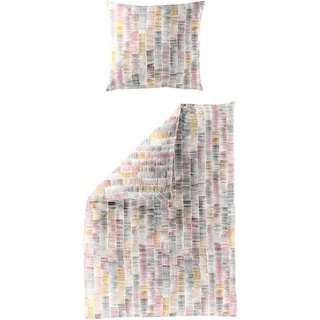 Bettwäsche BIERBAUM "3528", braun (rost), B/L: 135cm x 200cm, 1 Stk., 1 Stk., Mako-Satin, B/L: 80cm x 80cm, 2 Stk., Mako-Satin, Obermaterial: 100% Baumwolle, Bettwäsche, Bettwäsche, Mako-Satin, 100 % Baumwolle, pflegeleicht