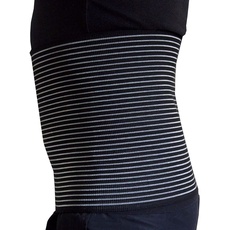 Postpartale Bauchband nach der Operation Unisex-Linderung von Rückenschmerzen Rückenstütze des Bauchbandbinders Einstellbare Verschlusshöhe 28 cm (Schwarz - S)