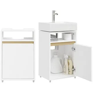 SoBuy Waschbeckenunterschrank 40 x 60 cm Weiß