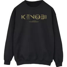 Star Wars, Herren, Pullover, ObiWan Kenobi Logo Sweatshirt, Schwarz, (XXL)