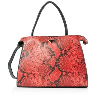 SIDONA Women's Handtasche Damen Shopper, ROT