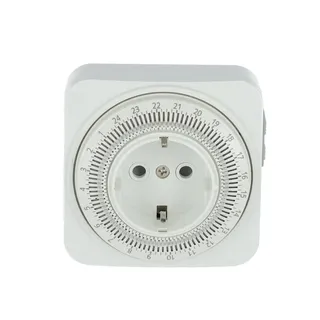 Programmierer, mechanischer Tagesprogrammierer, 16 A, 3680 W, kompakt und einfach zu bedienen, ideal für die Automatisierung elektrischer Geräte*