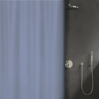 Spirella Elements Duschvorhang Pure 200 cm x 180 cm Blau