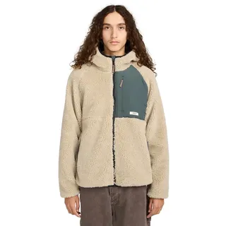 Outdoorjacke ELEMENT "Wolfe Sherpa", Herren, Gr. L, oat milk, Obermaterial: 100% Polyester., Jacken Outdoorjacke