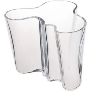 Iittala Vase Aalto 160 mm Klar aus Glas