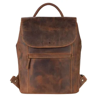 GREENBURRY Freizeitrucksack Rucksack mit Laptopfach Vintage City - Backpack Brown braun - Braun