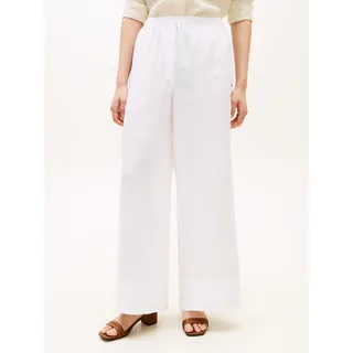 Tommy Hilfiger Leinenhose Lässig Weiß M 40
