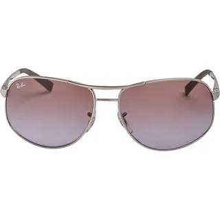 Ray Ban Herren-Sonnenbrille im Pilotenstil RB3387 - Silber