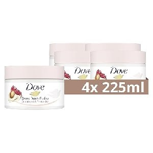 4x Dove Creme-Dusch-Peeling Granatapfel &amp; Sheabutter 225ml um 10,64 € statt 21,80 €