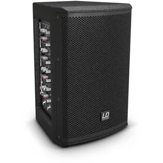 LD SYSTEMS Mix 6 A G3-2-Weg Aktiv-Lautsprecher mit Integriertem 4-Kanal-Mixer, 6.5''