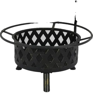 Multifunktionale Feuerschale, Holzkohlegrill, höhenverstellbar