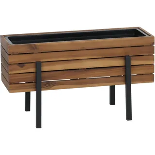 MCW Pflanzkasten P88 Akazie Holz 35x62x26cm Braun
