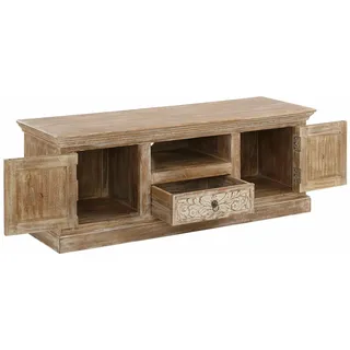 OTTO home Malati Lowboard 135 cm Braun Holz/Metall